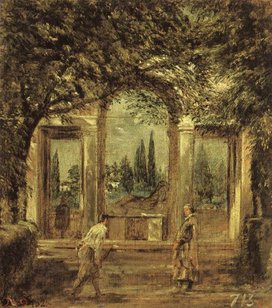 Diego Velazquez View of the Garden of the Villa Medici in Rome II France oil painting art